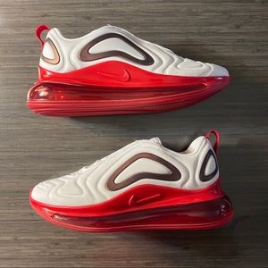 Nike Air Max 720 White Hyper Crimson Size 7